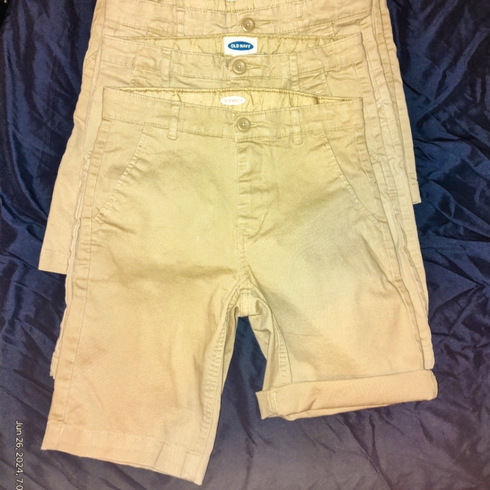Gently used Old Navy Big Boys Tan (school) shorts